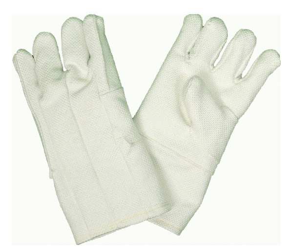Heat Resistant Gloves, White, Zetex, PR