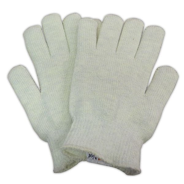 Heat Resistant Gloves, White, Nomex III, PR