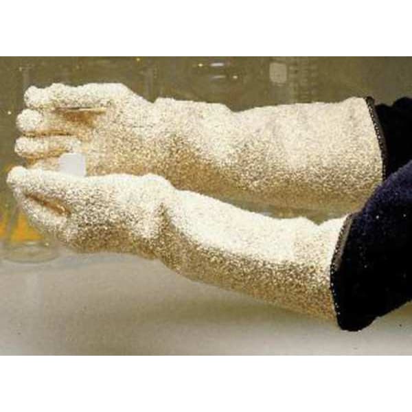 Heat Resist Gloves, White, Terry Cloth, PR
