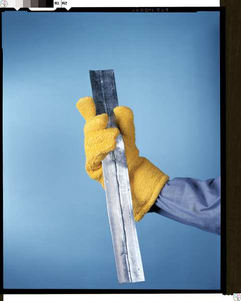 Heat Resist. Gloves, Yellow, Univ., PR