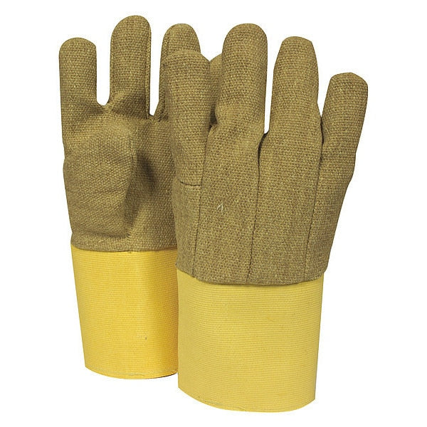 Heat Resistant Gloves, Tan, PBI/Kevlar, PR