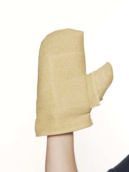 Heat Resist Mittens, Ylw, PBI/Kevlar, PR