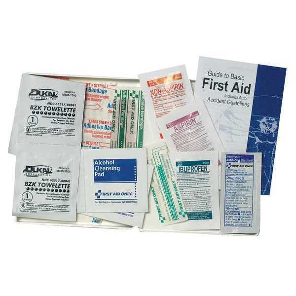 Bulk First Aid Kit, Nylon, 5 Person