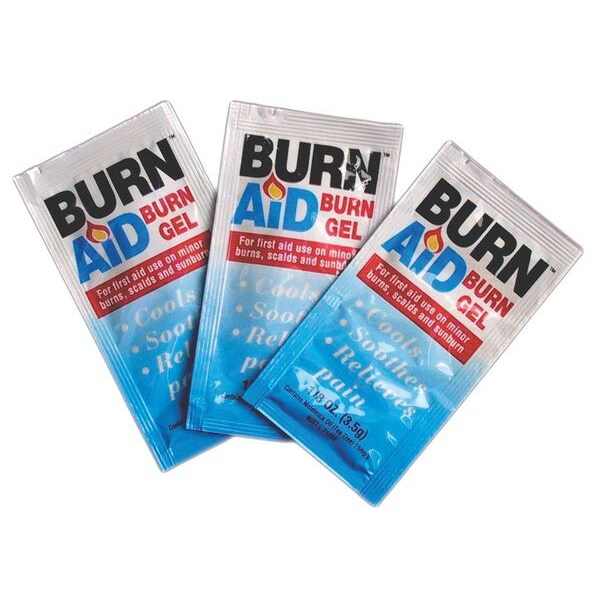 Burn Aid Gel, Packet, 1/8 oz., PK25