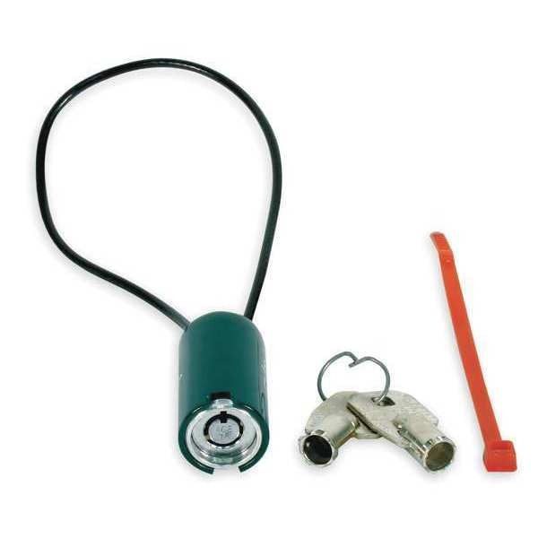 Locking Key Holder, 4 In, Black, KA 6255