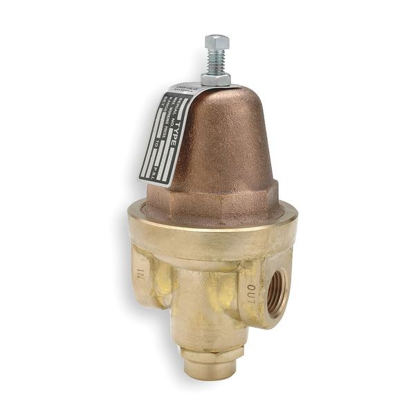 Pressure Regulator, 1/2 In, 100 to 250 psi