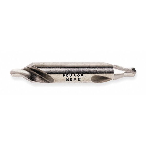 Countersink, 6 Fl, 60 Deg, 1/2, Cobalt