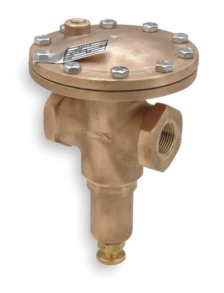 Vacuum Regulator, 3/4 In, 2 to 30 in. Hg