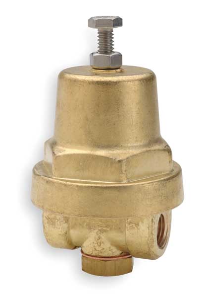 Pressure Regulator, 1/4 In, 10 to 50 psi