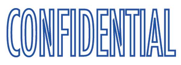 Message Stamp, Confidential, 5/16