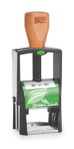 Self Inking Date Stamp, 4 Bands, W 1-3/4