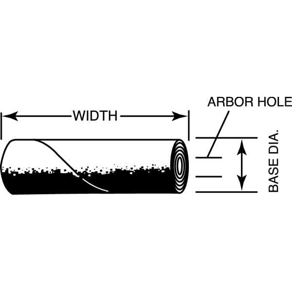 Cartridge Roll, 3/4 x 1-1/2in, 60G