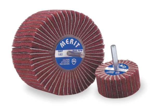 Flap Wheel, Interleaf, AO, 2x1x1/4 Shk, 120G