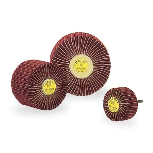 Flap Wheel, Interleaf, AO, 2x1x1/4 Shk, 320G