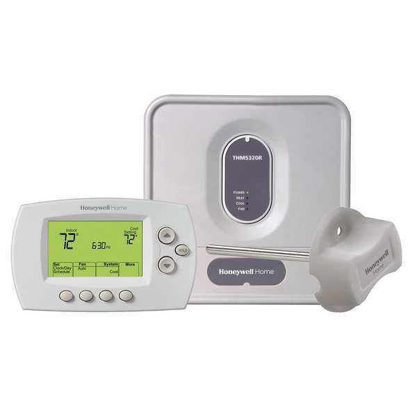 Wireless Thermostat, 5-1-1 or 5-2 Programs, 3 Heat Pump or 2 Conventional H 2 C, Thermostat-Battery