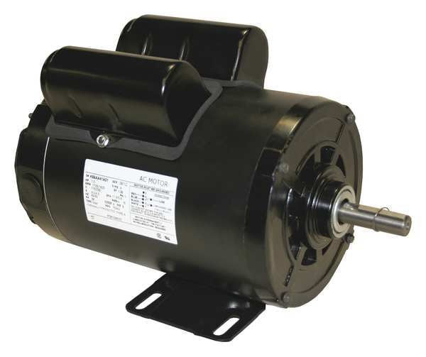 Agricultural Fan Motor, Capacitor-Start/Run, 1 HP, 115/230V AC, 1725 rpm Nameplate RPM, 56 Frame