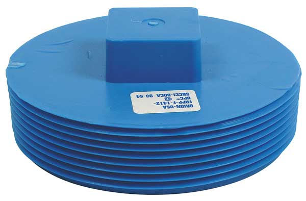 Cleanout Plug, Polypropylene, 1-1/2