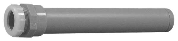 Long Slip Joint Adapter, Polypropylene, 1-1/2