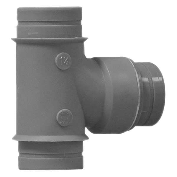 Sanitary Tee, Polypropylene, 4