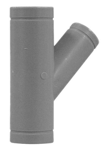 Reducing Double Wye, Polypropylene, 3