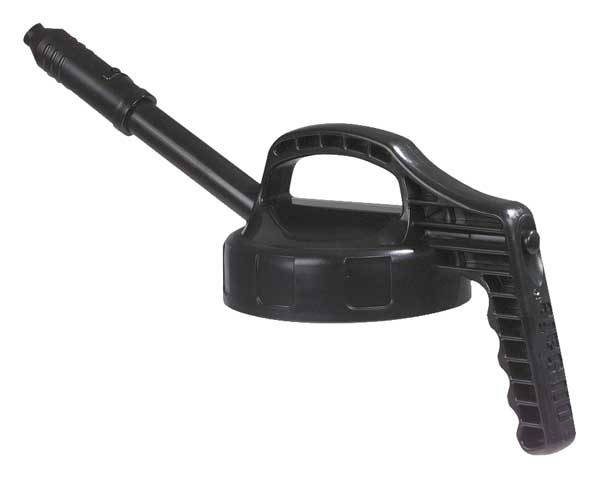 Stretch Spout Lid, w/0.5 In Outlet, Black