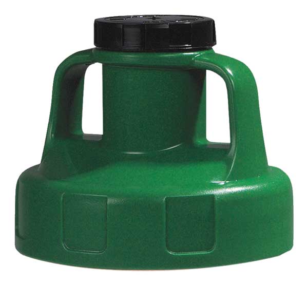 Utility Lid, w/2 In Outlet, Mid Green