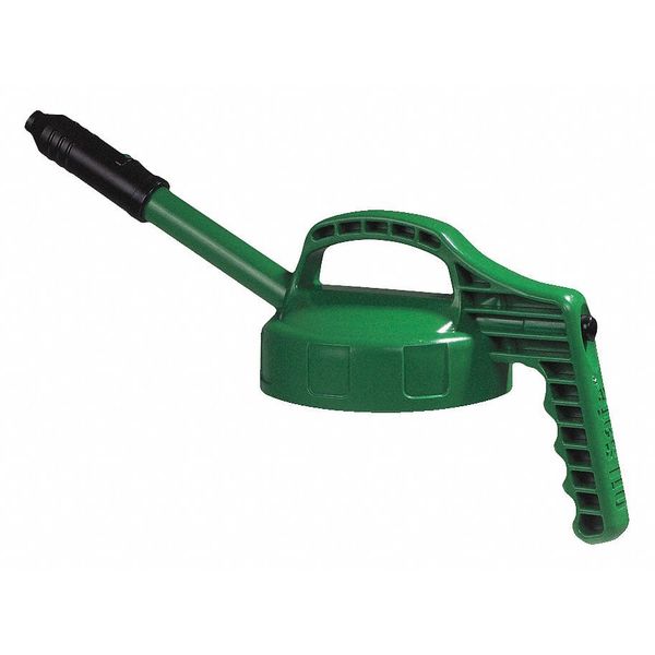 Stretch Spout Lid, w/0.5 In Out, Mid Green