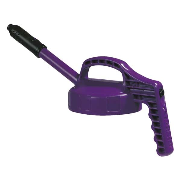 Stretch Spout Lid, w/0.5 In Outlet, Purple