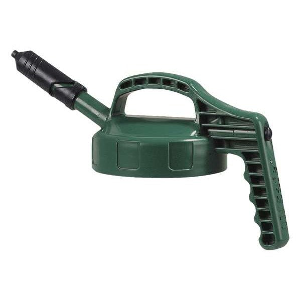 Mini Spout Lid, w/0.27 In Outlet, Dk Green