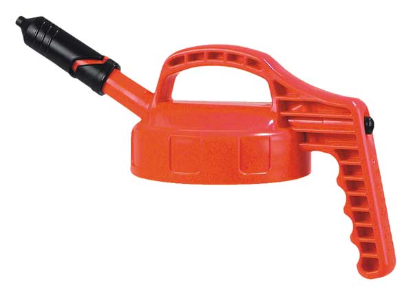 Mini Spout Lid, w/0.27 In Outlet, Orange