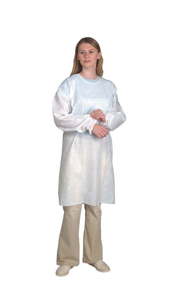 Laboratory Barrier Gown, Universal, White