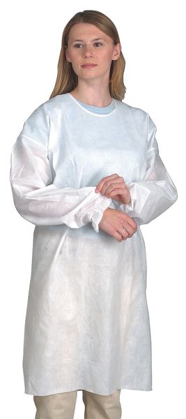Laboratory Barrier Gown, XL, 52 In. L