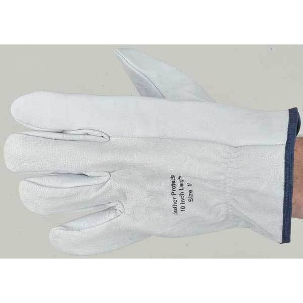 Elec. Glove Protector, 10, White, PR