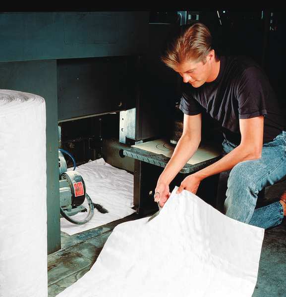 Sorbents, 54 gal/pk, Oil Absorbed, White, Polypropylene