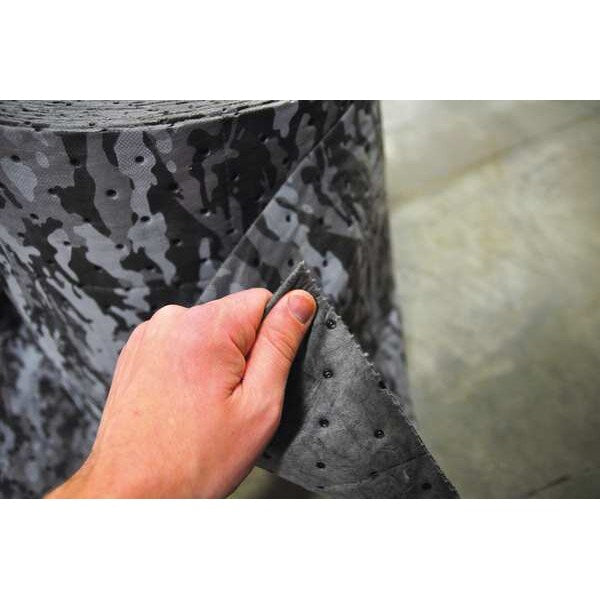 Sorbents, 64 gal. Universal Absorbed, Camouflage, Polypropylene, 2 PK