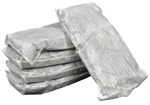 Sorbents, 13 gal. Universal Absorbed, Gray, Polypropylene, 10 PK