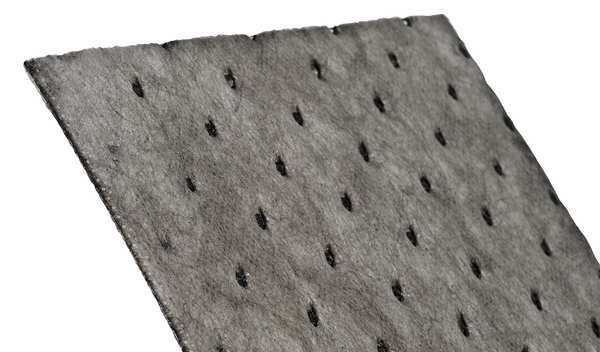 Sorbents, 37 gal. Universal Absorbed, Gray, Polypropylene
