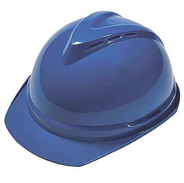 Front Brim Hard Hat, Type 1, Class C, Ratchet (6-Point), Blue