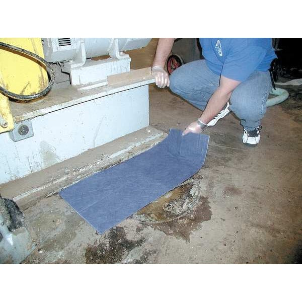 Sorbents, 27 gal/pk, .27 gal/pad, Universal Absorbed, Gray, Polypropylene, 100 PK