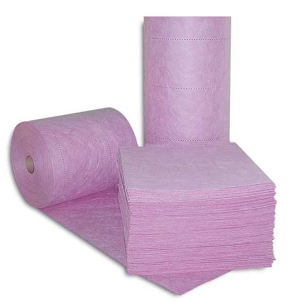 Sorbents, 24 gal/pk, .24 gal/pad, Universal Absorbed, Gray, Polypropylene, 100 PK