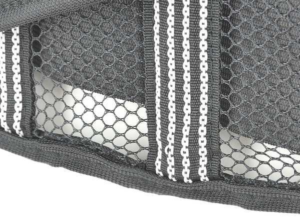 Back Support, Open Mesh, Black, XL