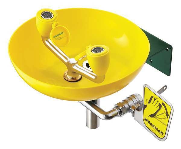 Wall Mounted Eye/Face Wash Station Plastic