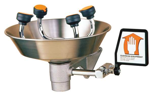 Wall Mounted Eyewash Station Stainless Steel