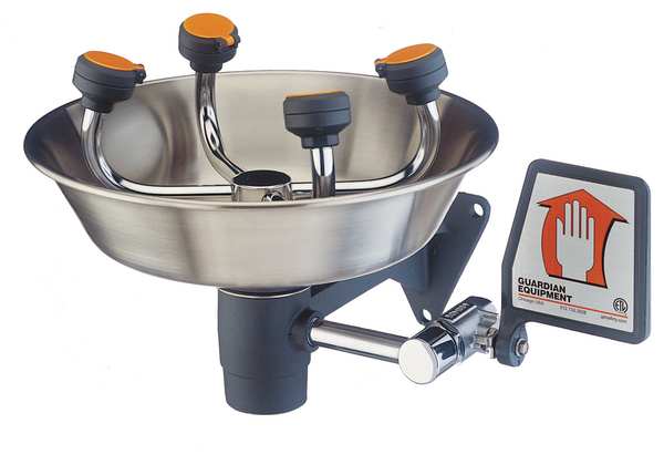 Wall Mounted Eyewash Station Stainless Steel