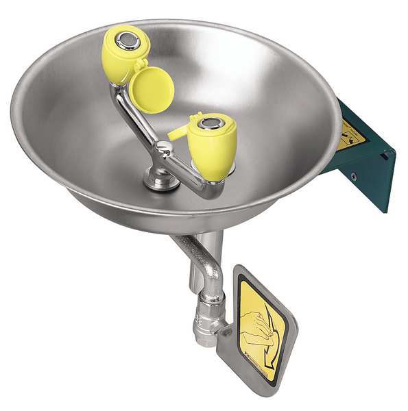Wall Mounted Eyewash Station Stainless Steel