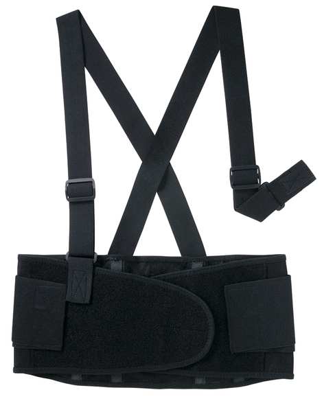 Back Support, Elastic, S, Black