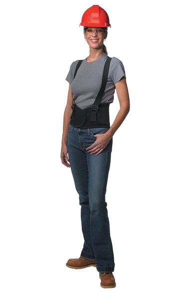 Back Support, Elastic, S, Black