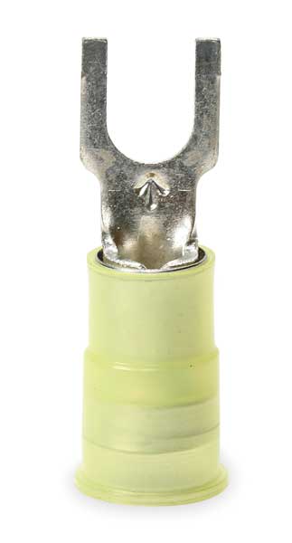 12-10 AWG Nylon Block Fork Terminal #8 Stud PK50
