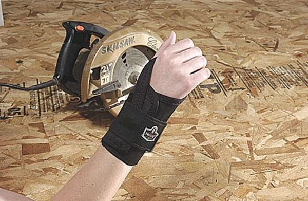 Wrist Support, XL, Left, Black