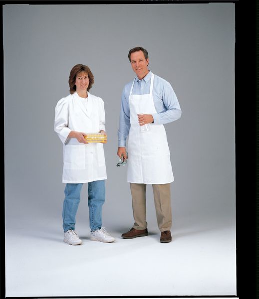 Disposable Apron, White, Universal